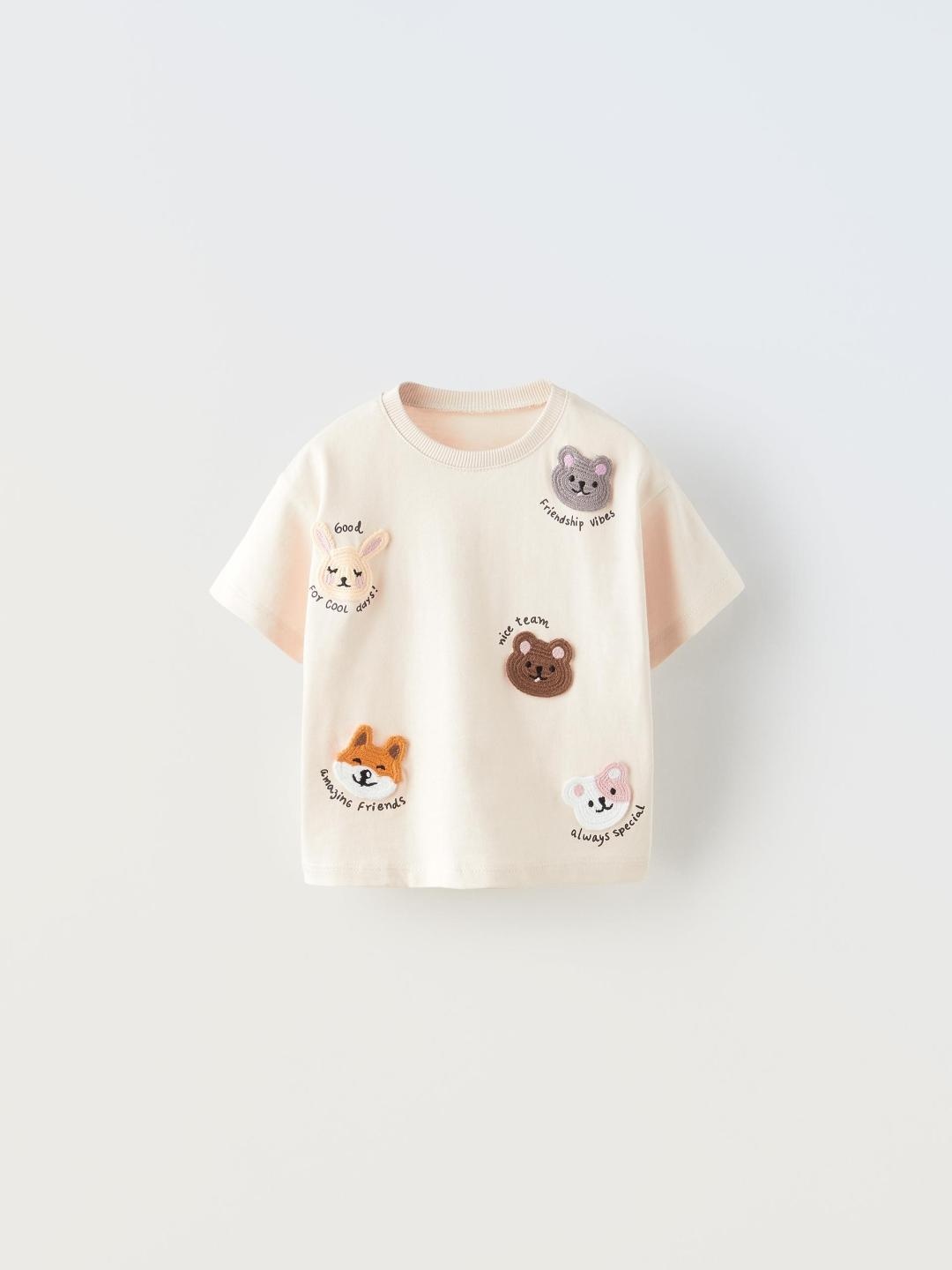 

ZARA Kids-Unisex Grey Tshirts