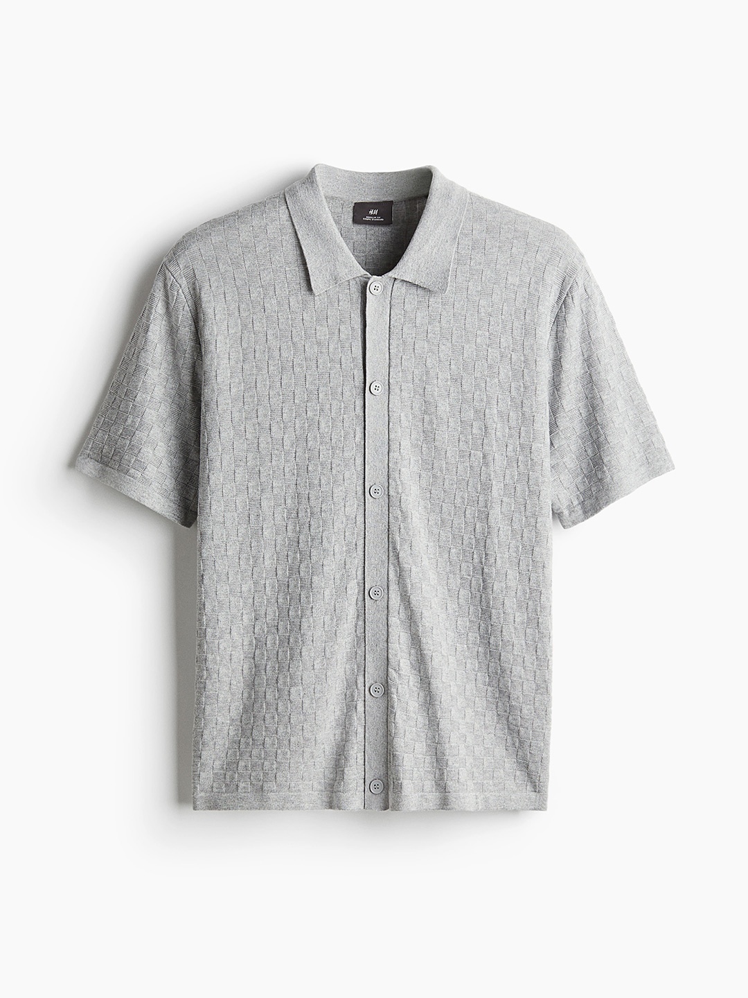 

H&M Men Shirts Casual, Grey