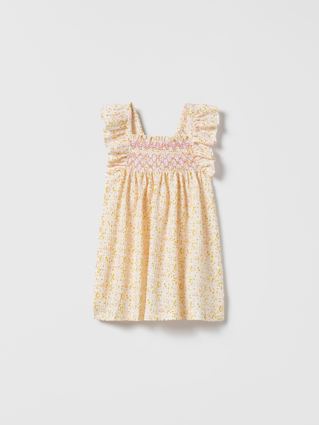 

ZARA Girls Beige Dresses