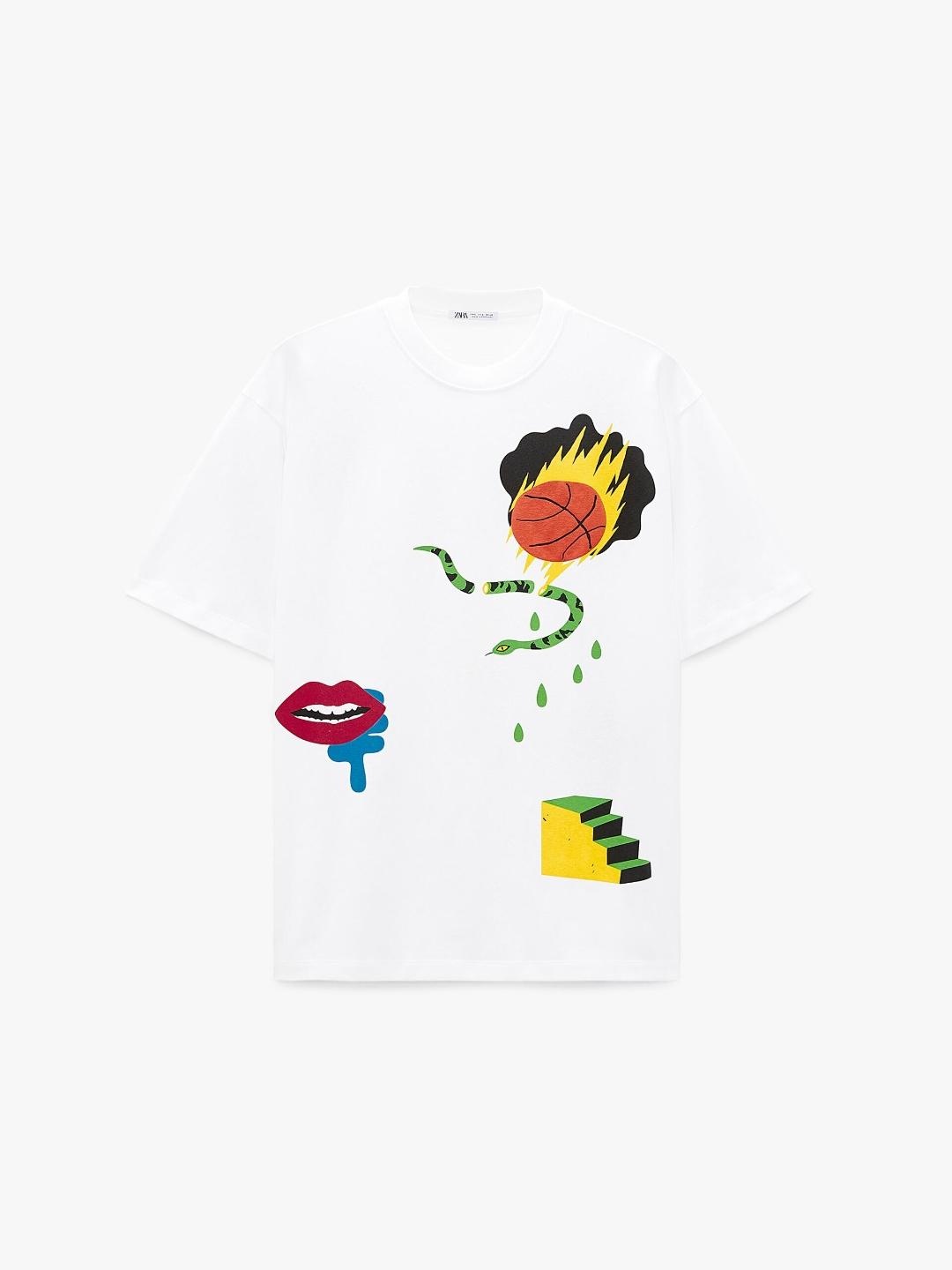 

ZARA Men White Tshirts