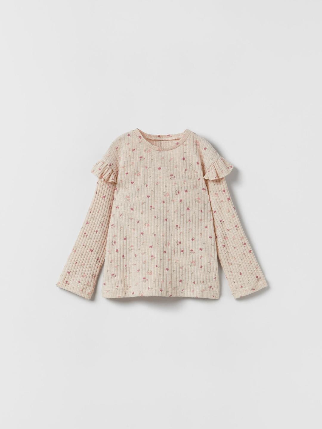 

ZARA Kids-Unisex Beige Tshirts