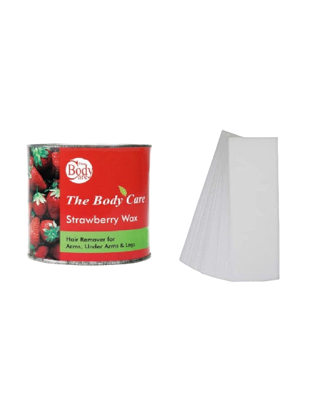 

The Body Care Strawberry Wax With Strips - 600 g, White