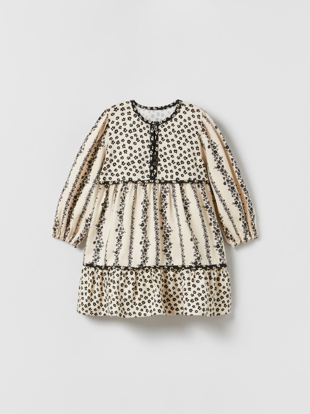 

ZARA Girls Beige Dresses