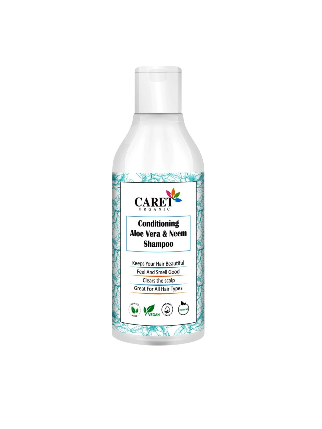 

CARET ORGANIC Conditioning Aloevera & Neem Shampoo- 100 ml, White