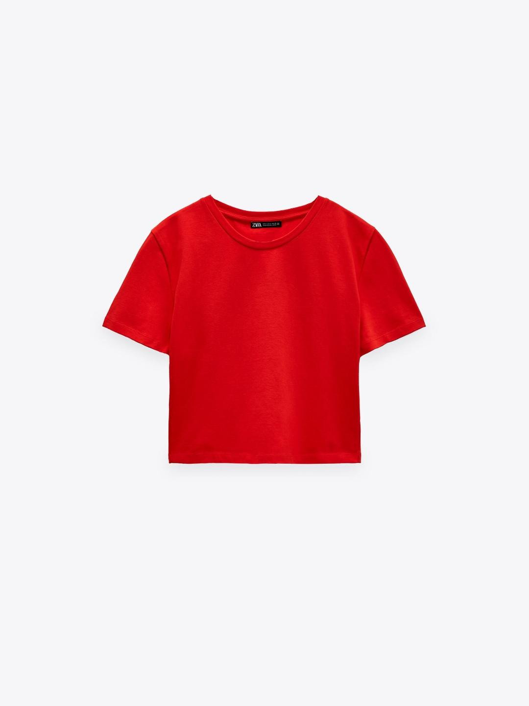 

ZARA Women Red Tshirts