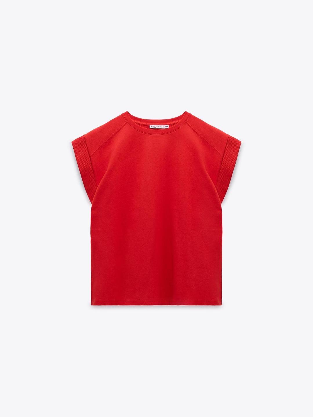 

ZARA Women Red Tshirts
