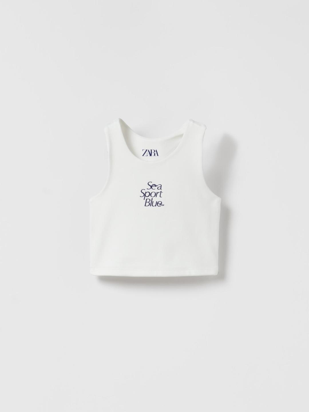 

ZARA Girls White Tshirts