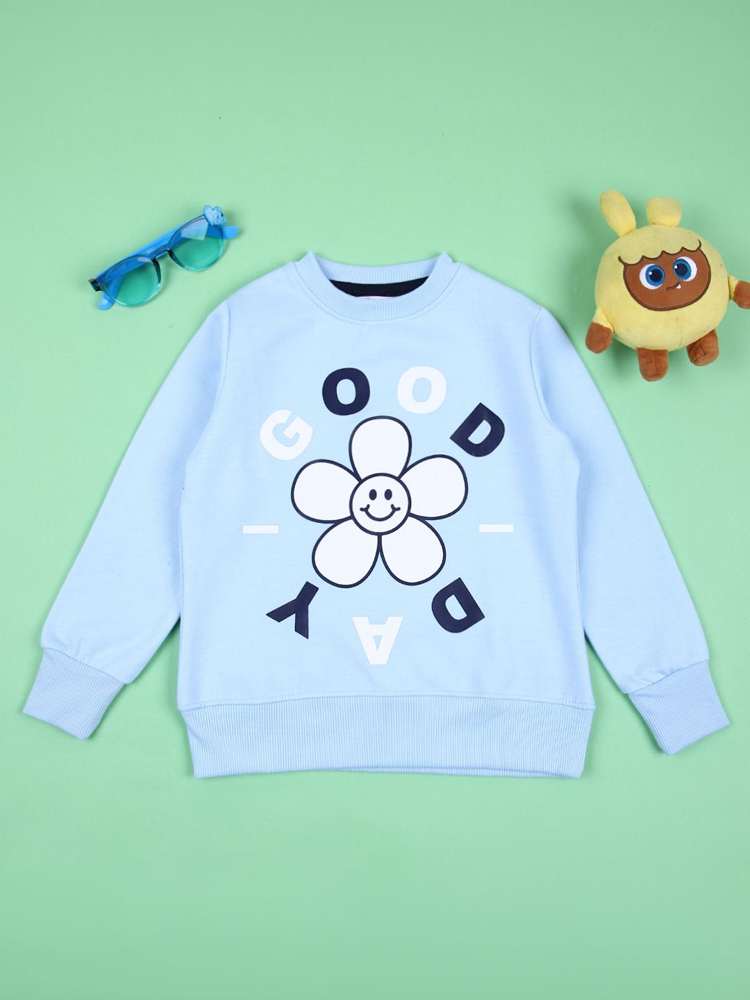 

V-Mart Girls winters Sweatshirt, Blue