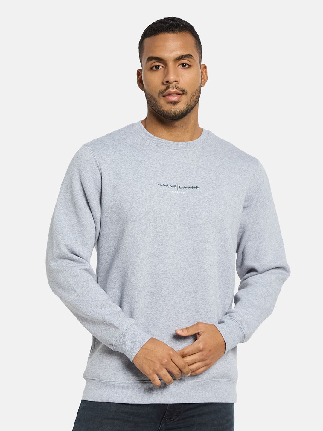 

Octave Men Pullover Sweatshirt, Grey