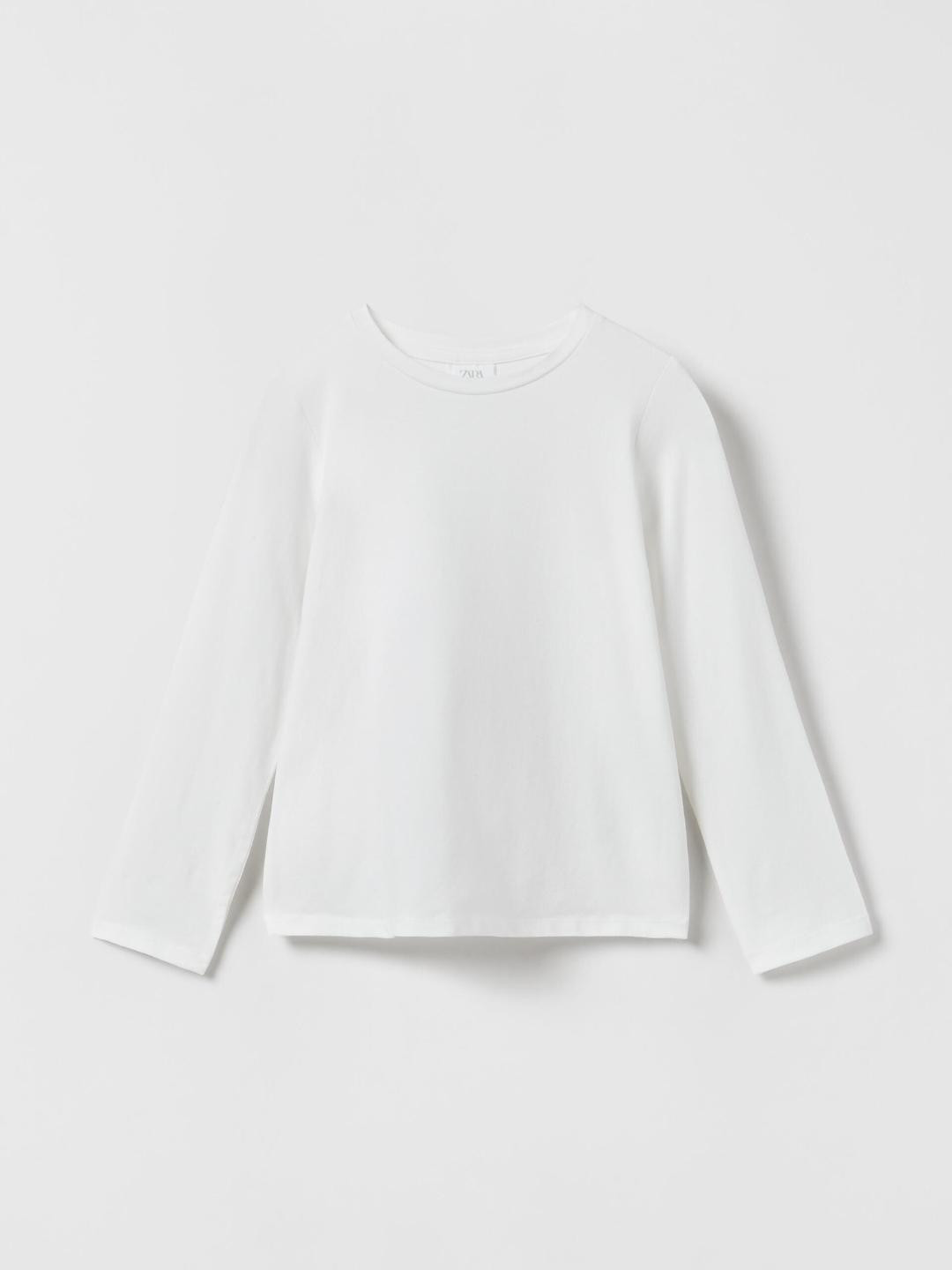 

ZARA Girls White Tshirts