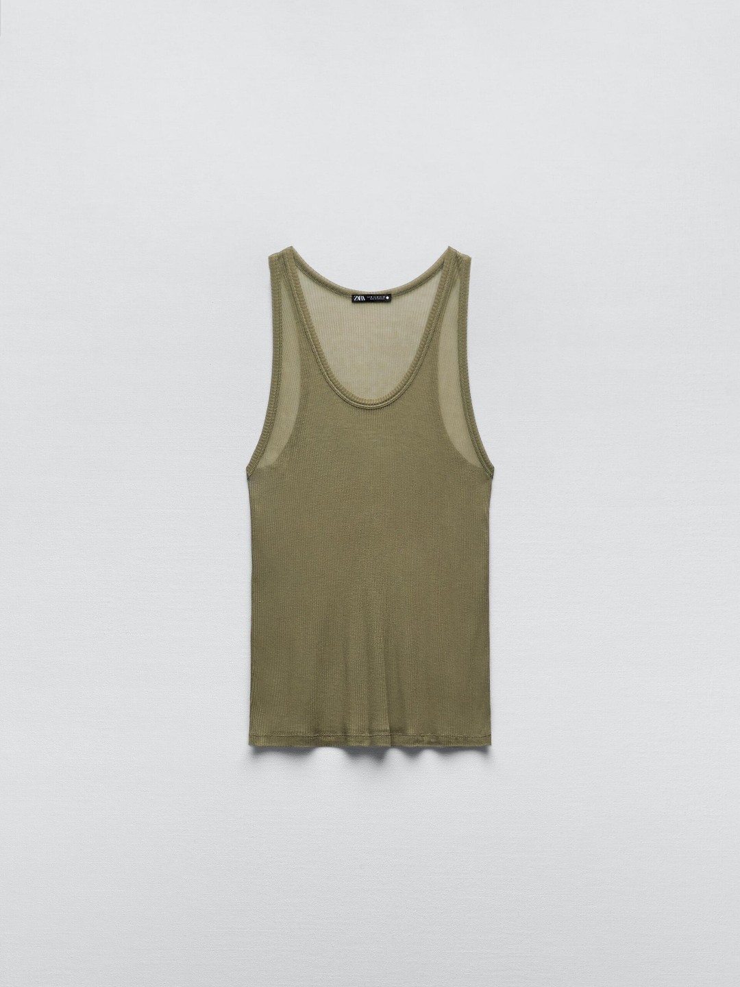 

ZARA Women Khaki Tshirts
