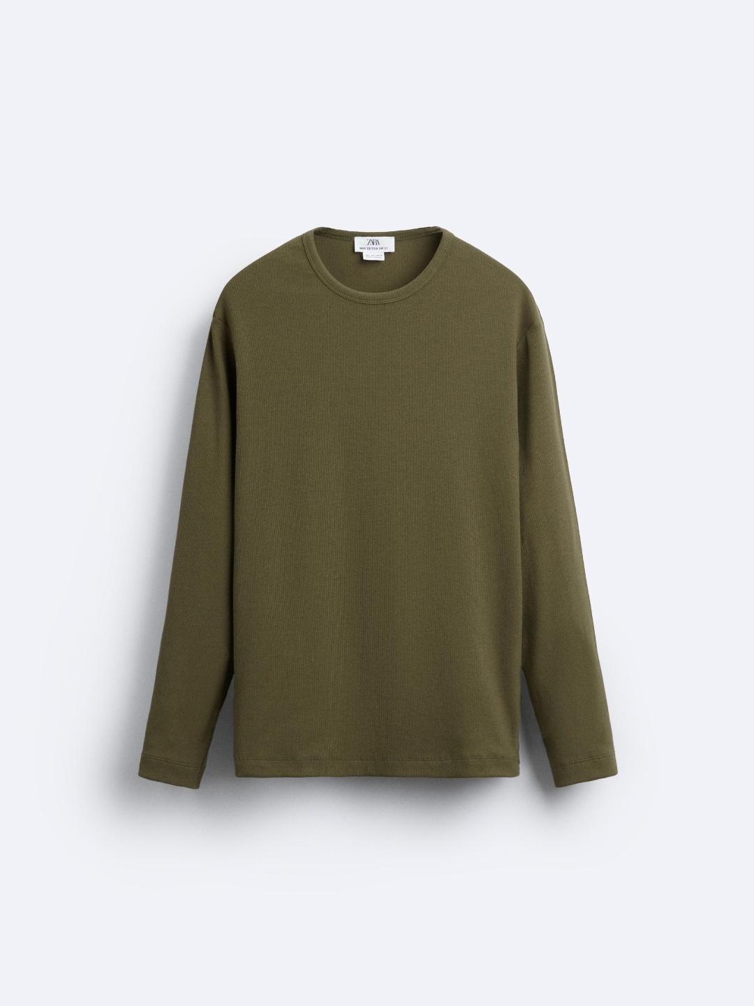 

ZARA Men Khaki Tshirts