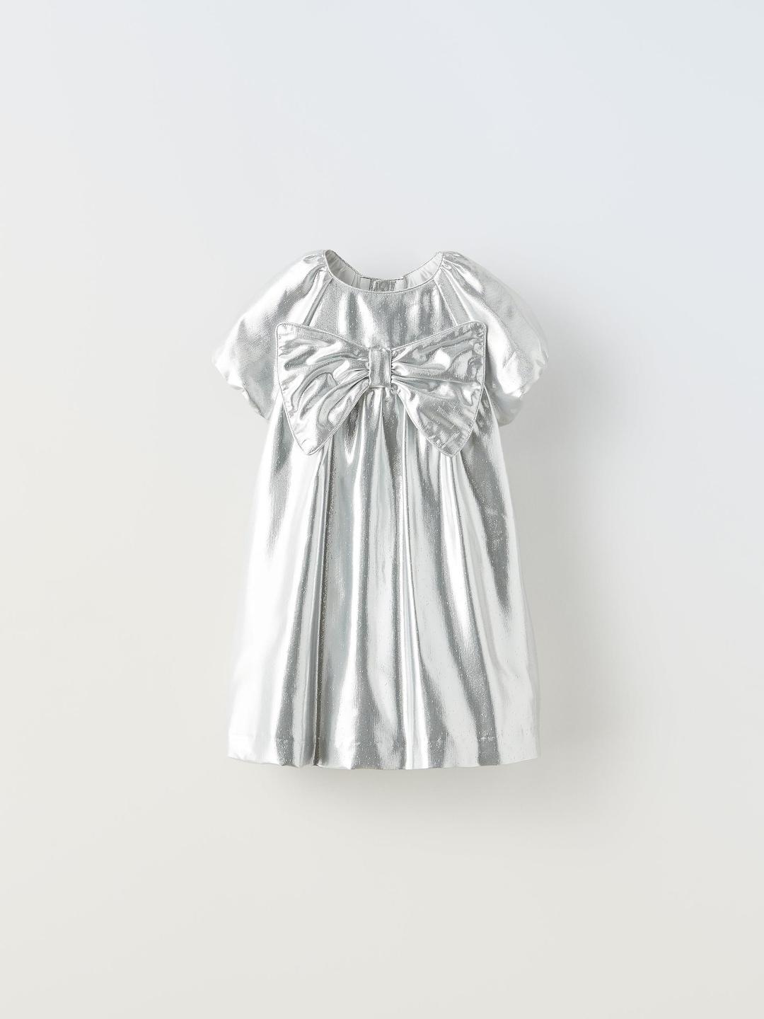 

ZARA Girls Silver Dresses