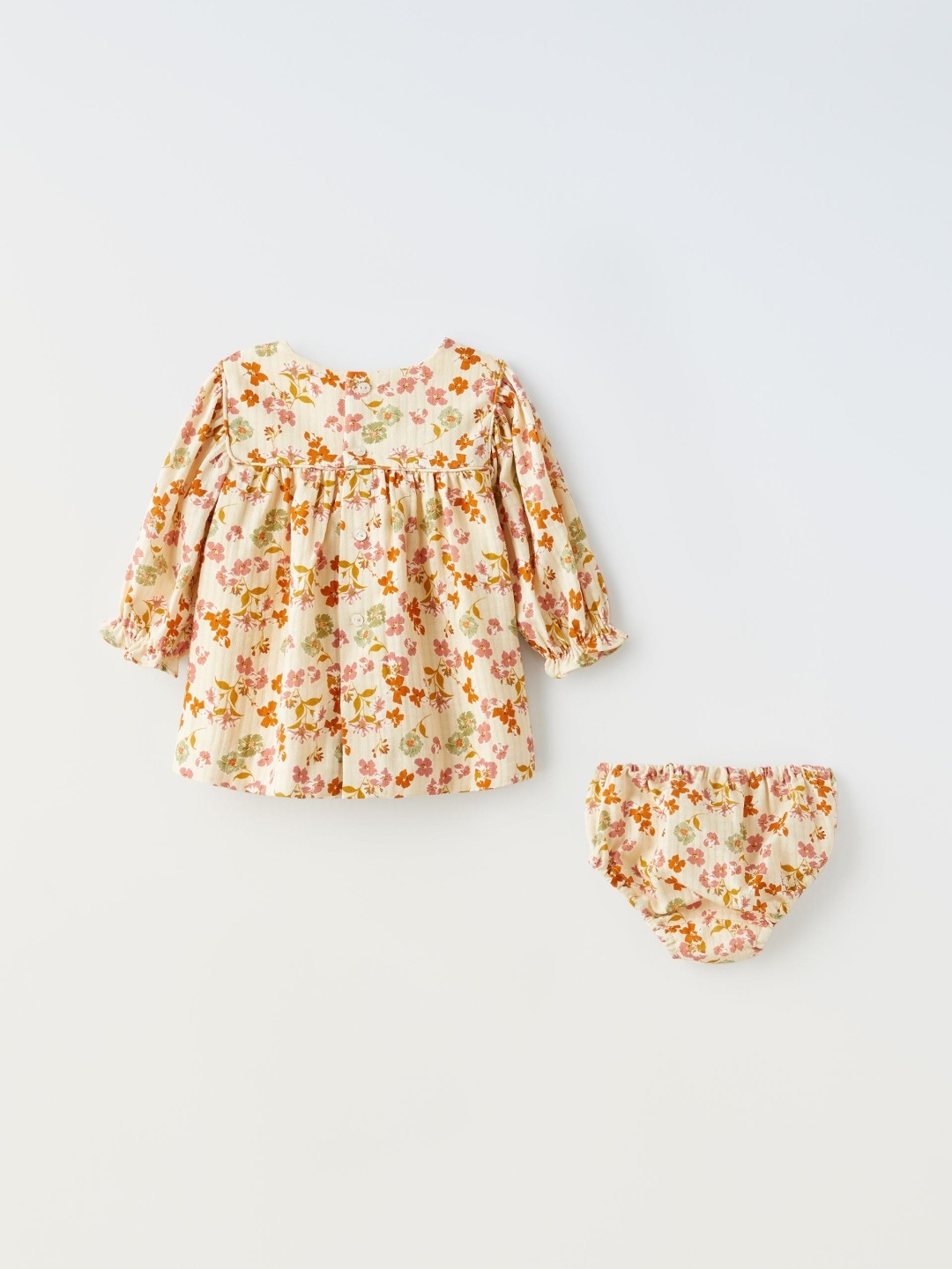 

ZARA Girls Beige Dresses