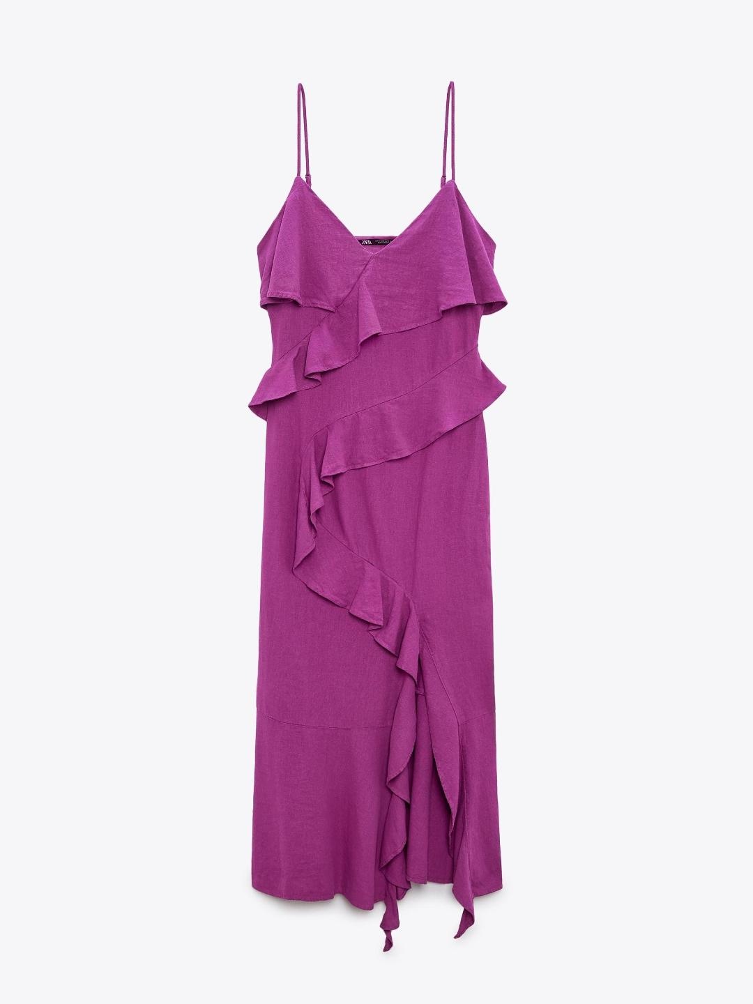 

ZARA Women Violet Dresses