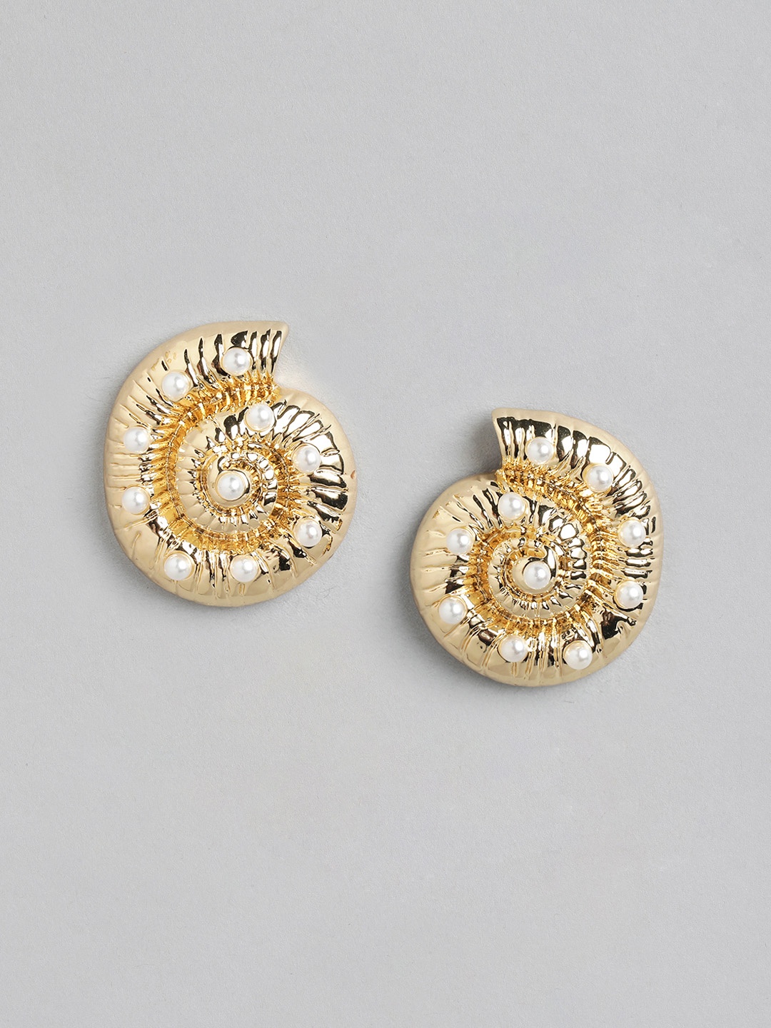 

Forever New Gold-Plated Contemporary Studs