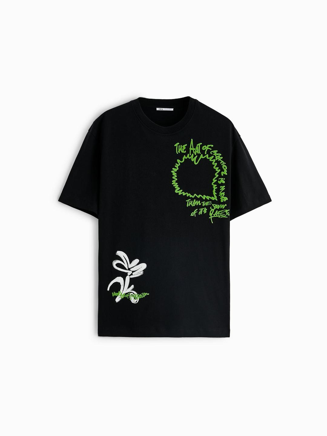 

ZARA Men Black Tshirts