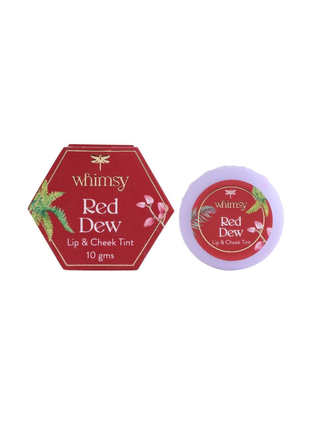 

Whimsy Beauty Red Dew Non Toxic Lip & Cheek Tint Lip Balm- 10g