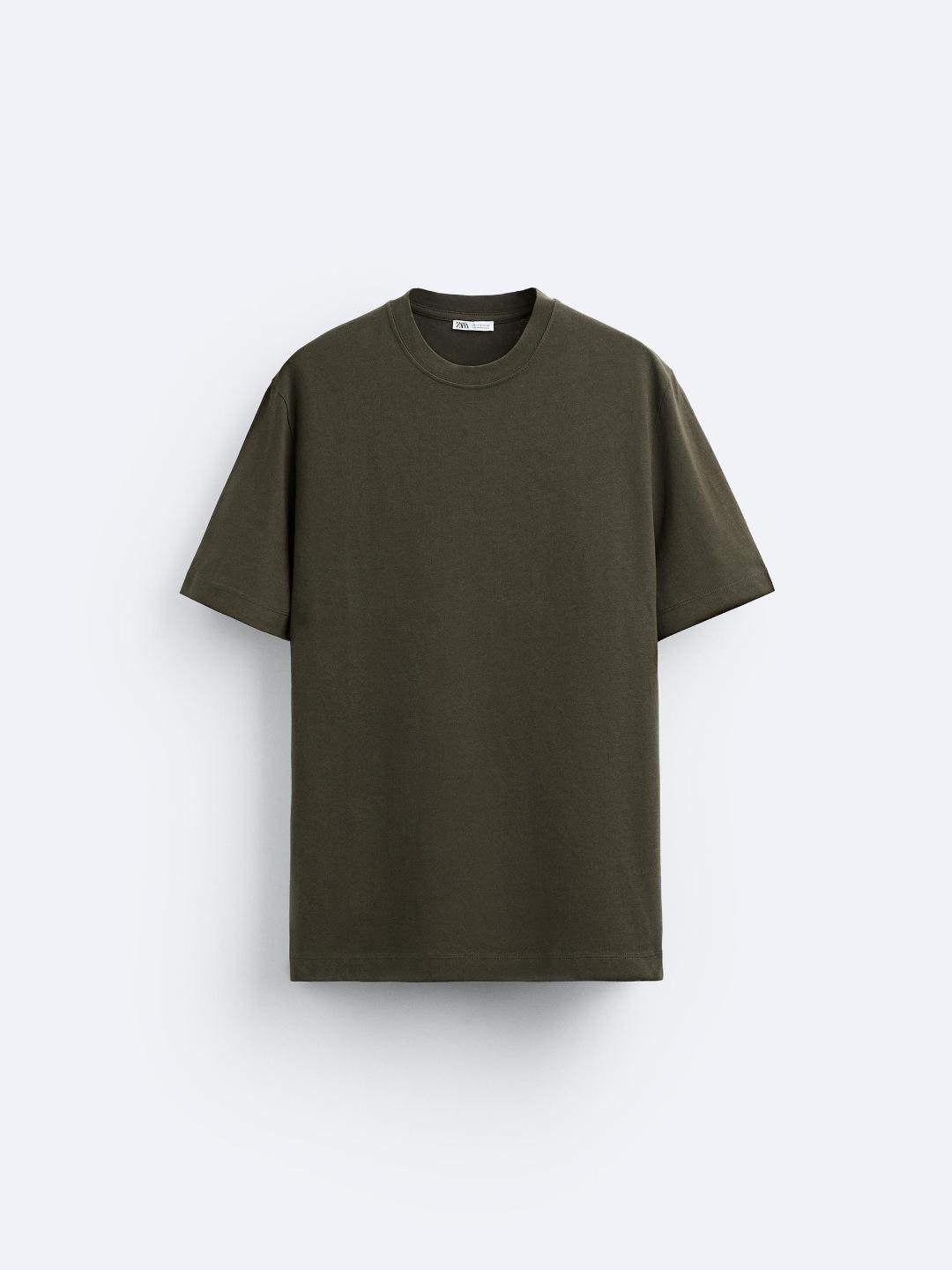 

ZARA Men Brown Tshirts