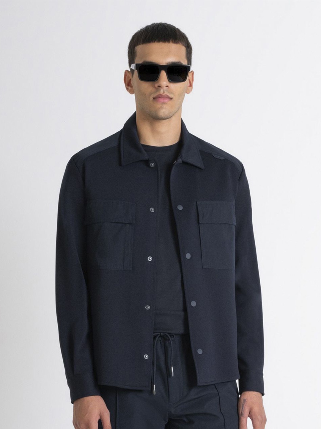 

Antony Morato Men Opaque Casual Shirt, Blue