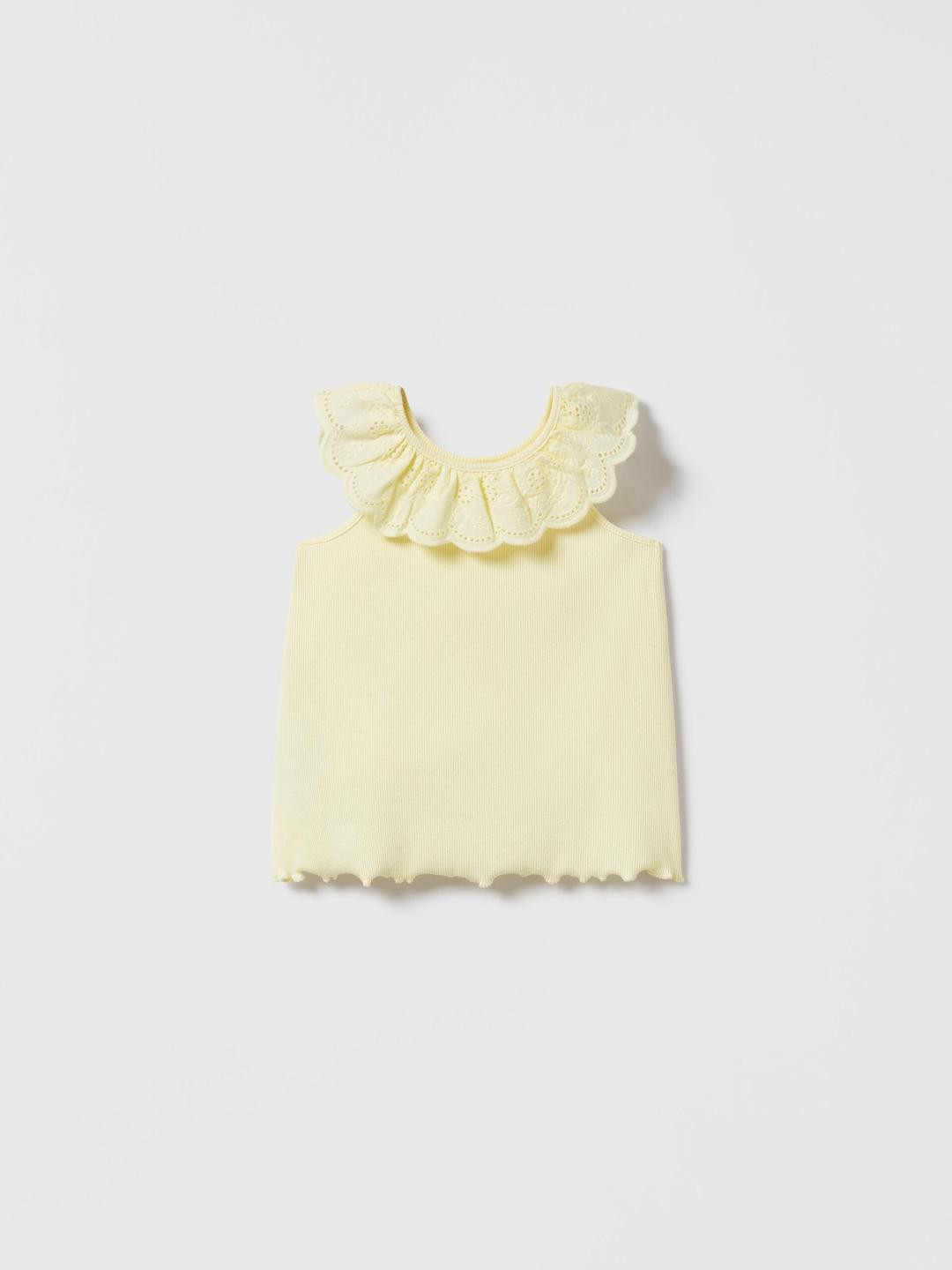 

ZARA Kids-Unisex Yellow Tshirts