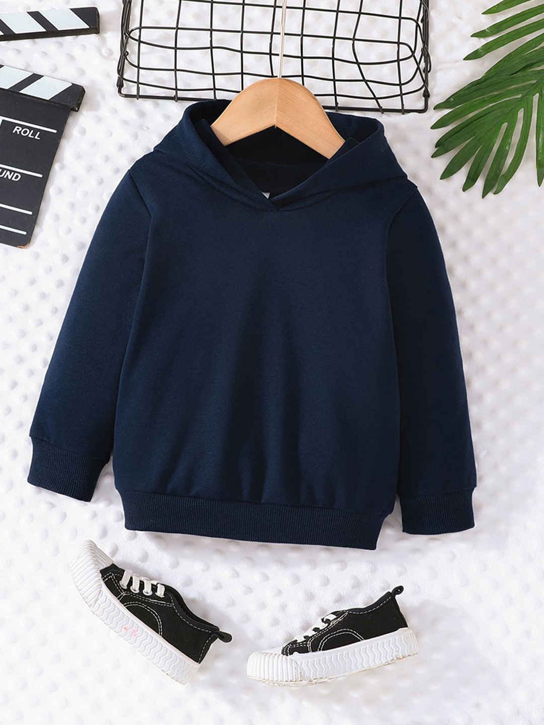 

INCLUD Boys Hooded Pullover Sweatshirt, Navy blue