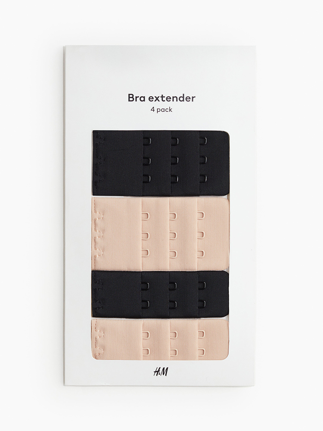 

H&M Women 4 Pcs Lingerie Accessories, Black