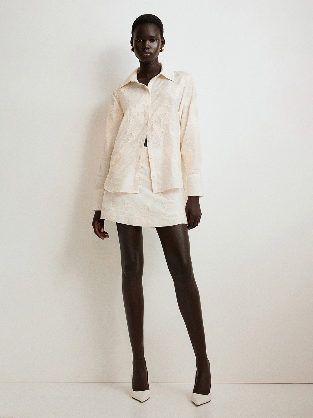 

H&M Blouses Shirts, Beige