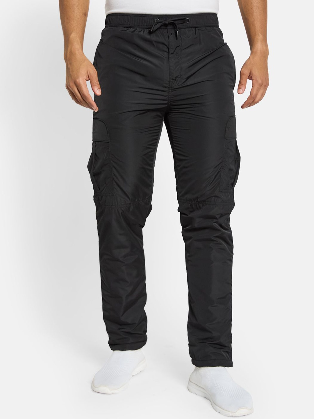 

Octave Men Regular Fit Cotton Track Pants, Black