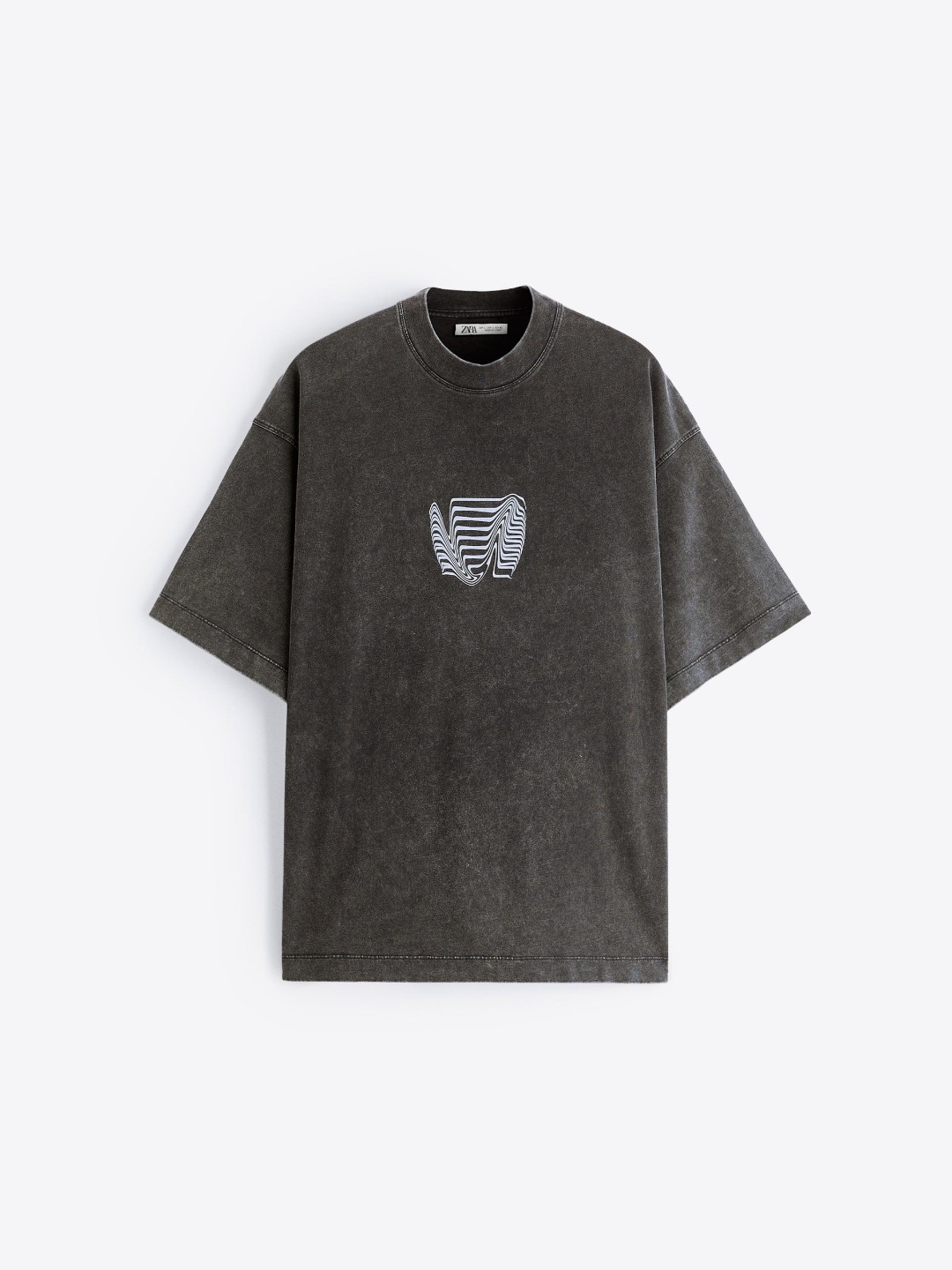 

ZARA Men Grey Tshirts