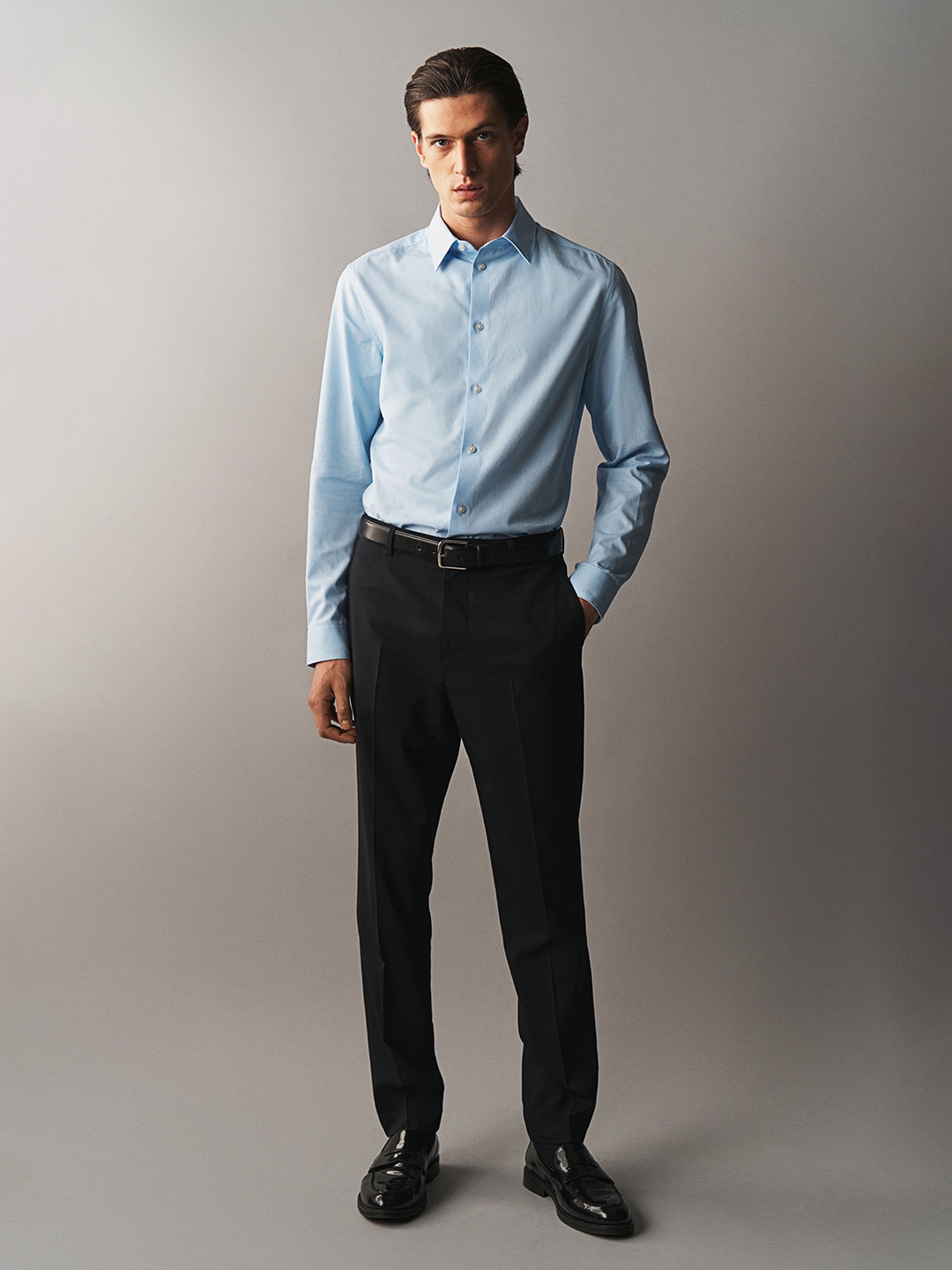 

H&M Slim Fit Shirt, Blue