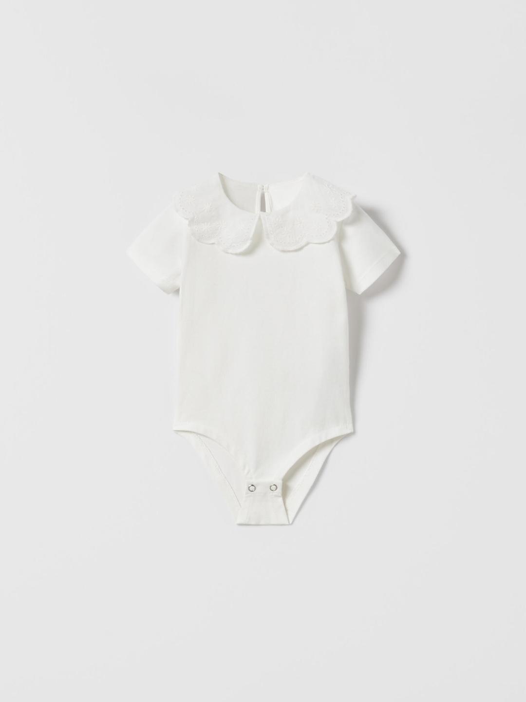 

ZARA Kids-Unisex White Tshirts