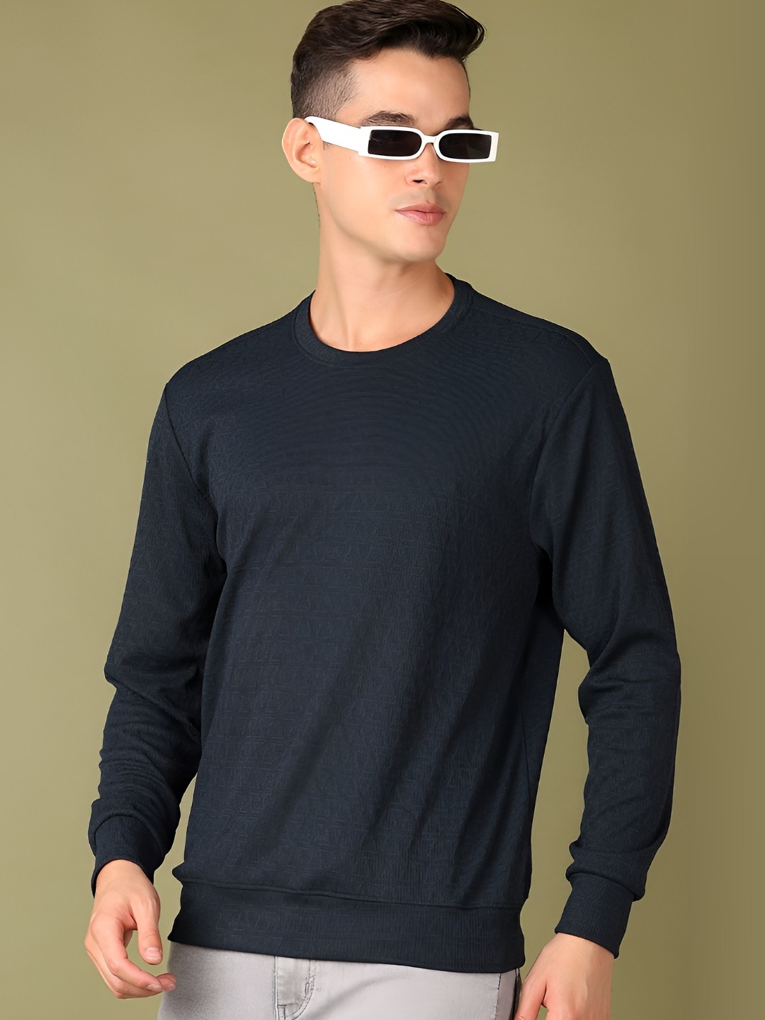 

V-Mart Men T-shirt, Navy blue