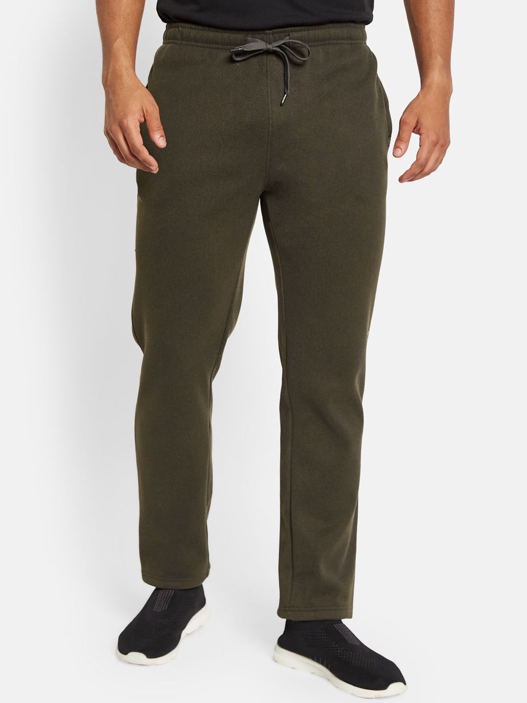 

Octave Men Olive Mid-Rise Drawstring Regular Fit Track Pants