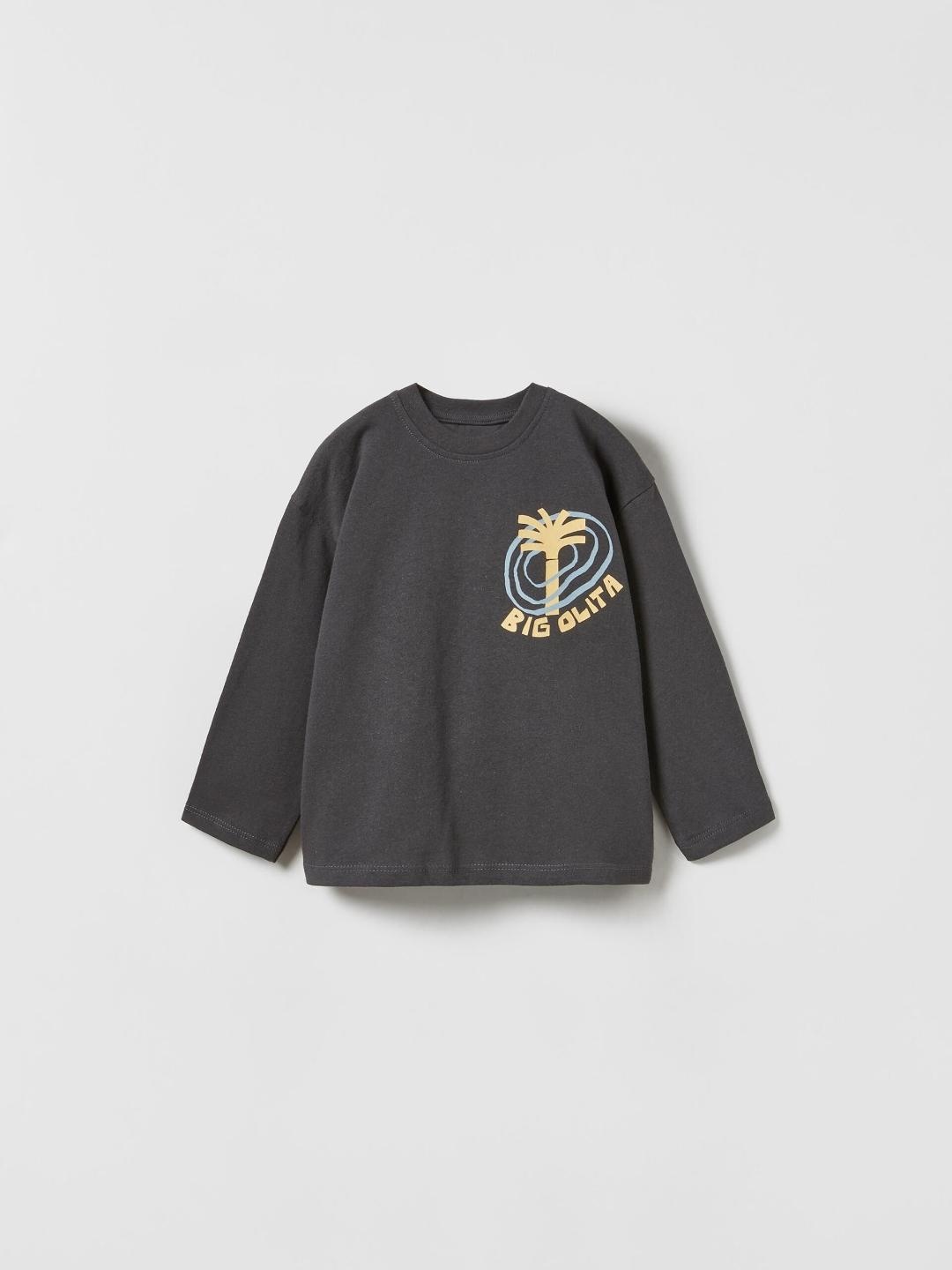 

ZARA Kids-Unisex Black Tshirts