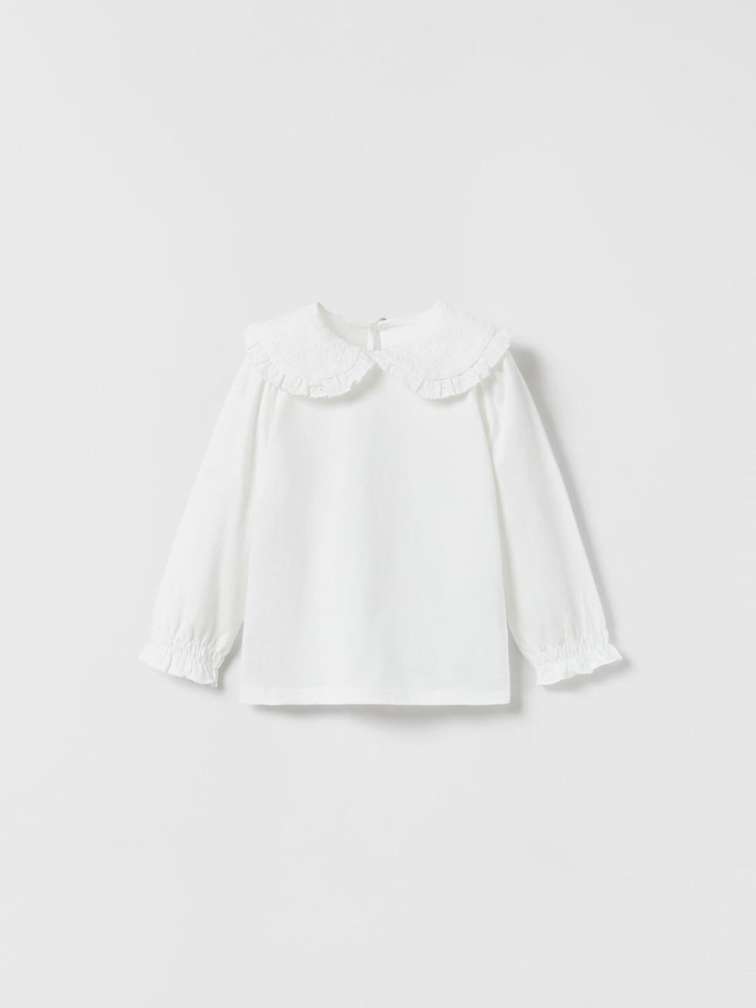 

ZARA Kids-Unisex White Tshirts