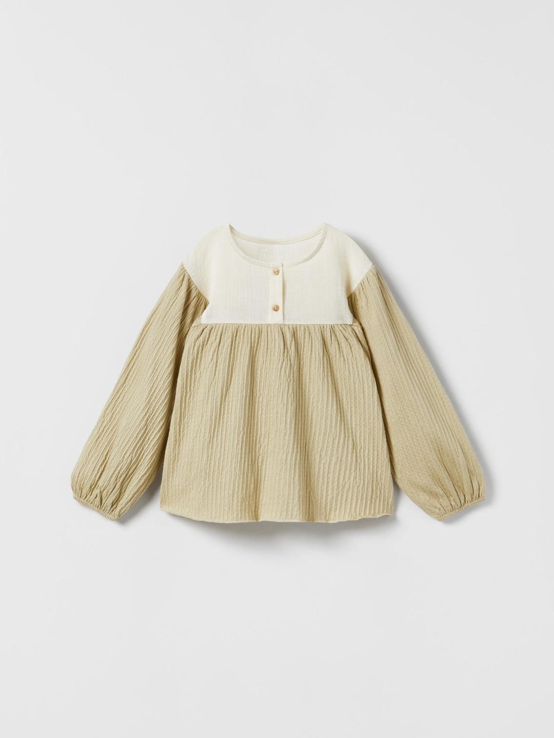 

ZARA Kids-Unisex Green Tshirts