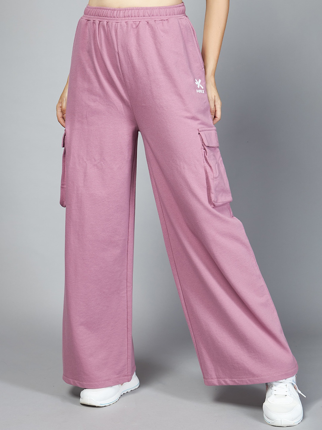 

HRX by Hrithik Roshan Women Mid rise Track Pants, Mauve
