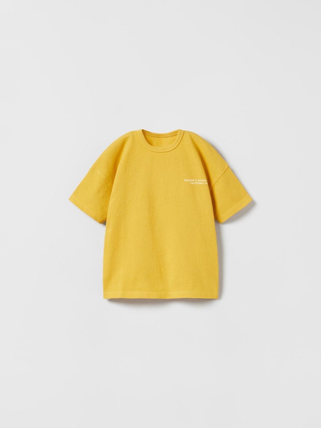 

ZARA Kids-Unisex Orange Tshirts