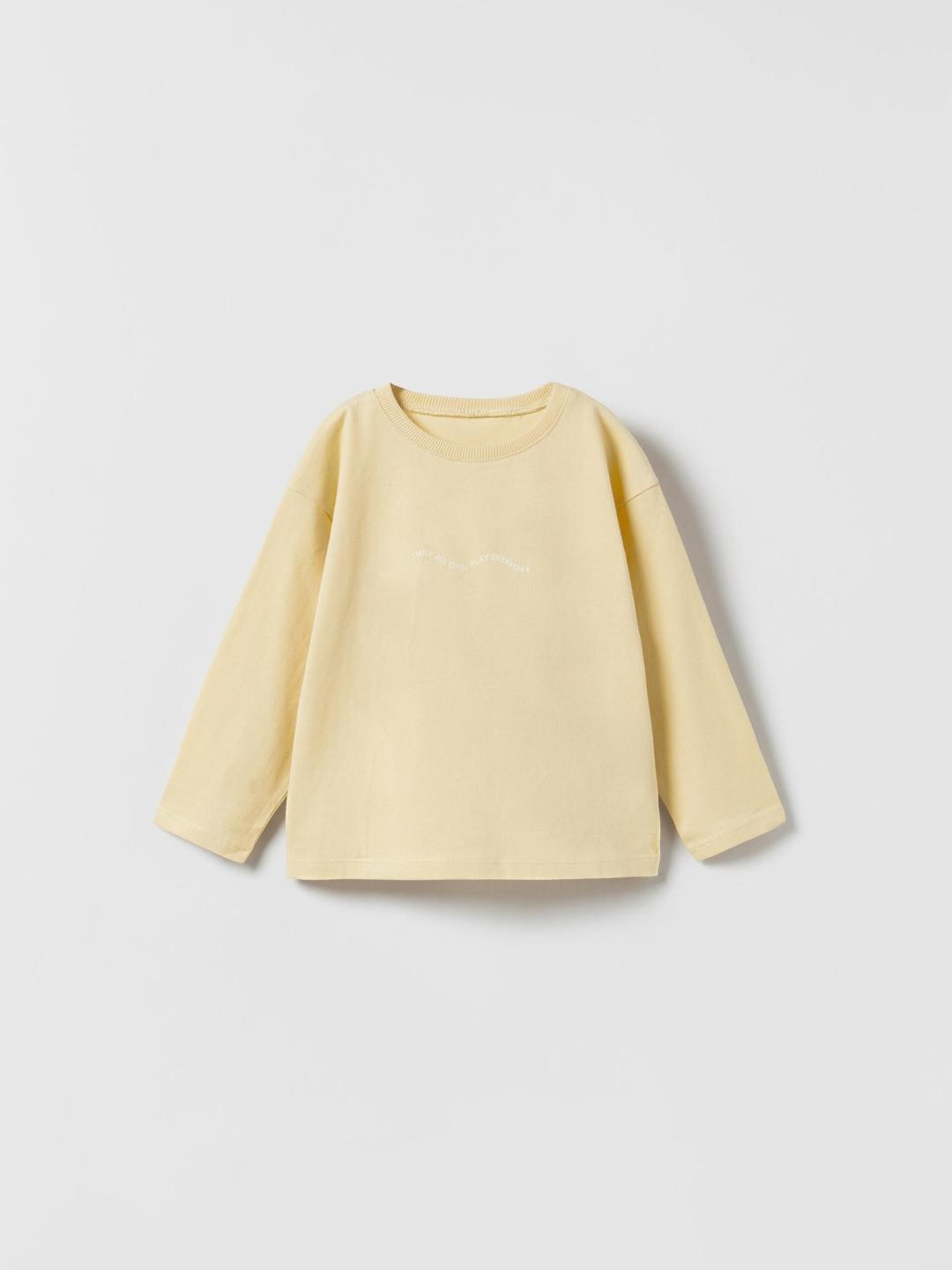 

ZARA Kids-Unisex Yellow Tshirts