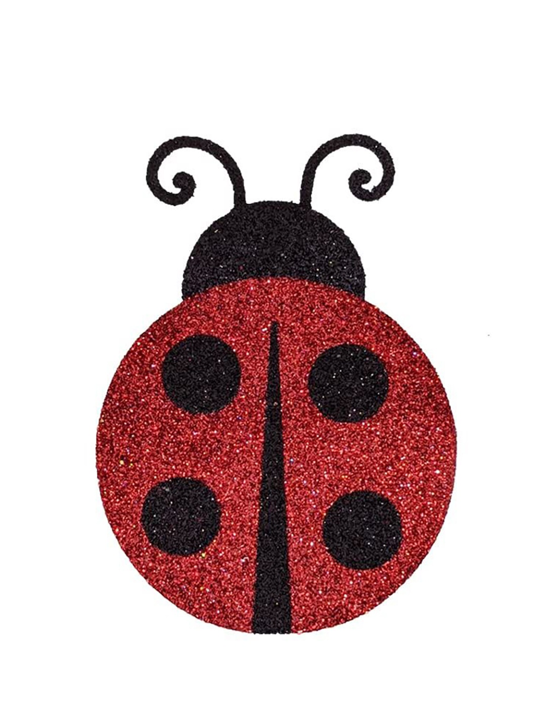 

Comet Busters Temporary Handcrafted Body Jewel Ladybug Tattoo, Red
