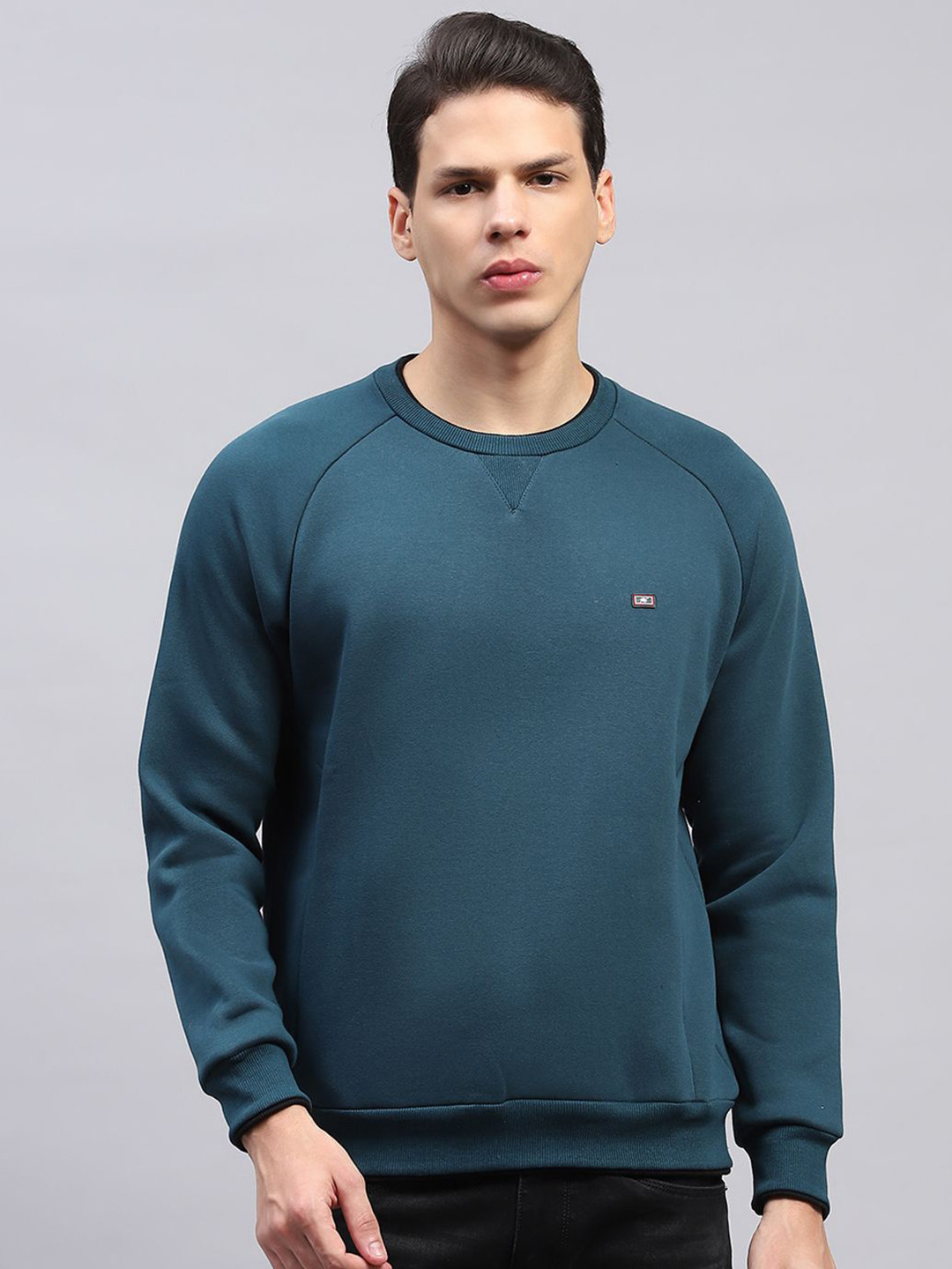 

Monte Carlo Men Cotton Pullover Sweatshirt, Teal