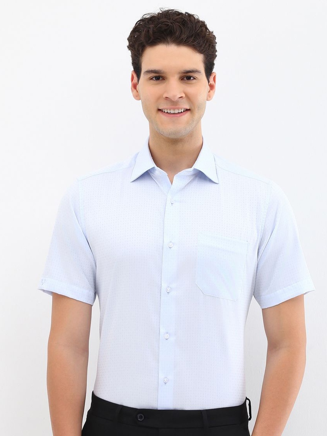 

Allen Solly Sport Men Opaque Formal Shirt, Blue
