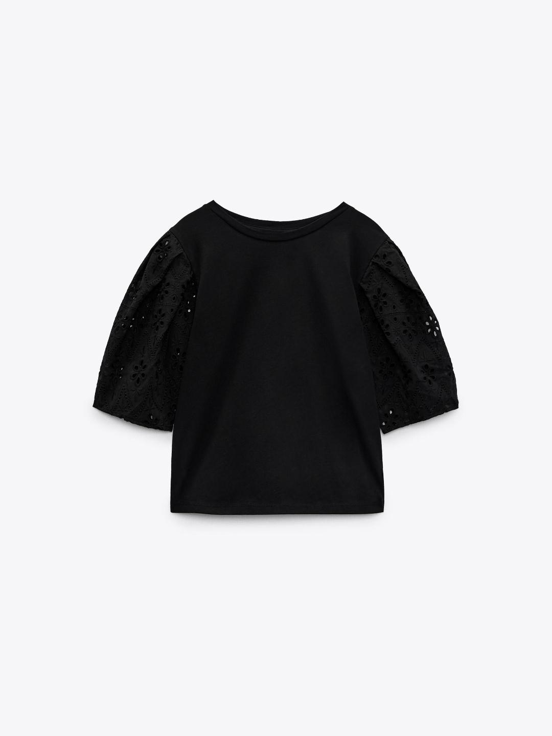 

ZARA Women Black Tshirts