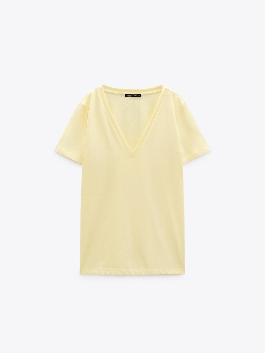 

ZARA Women Yellow Tshirts
