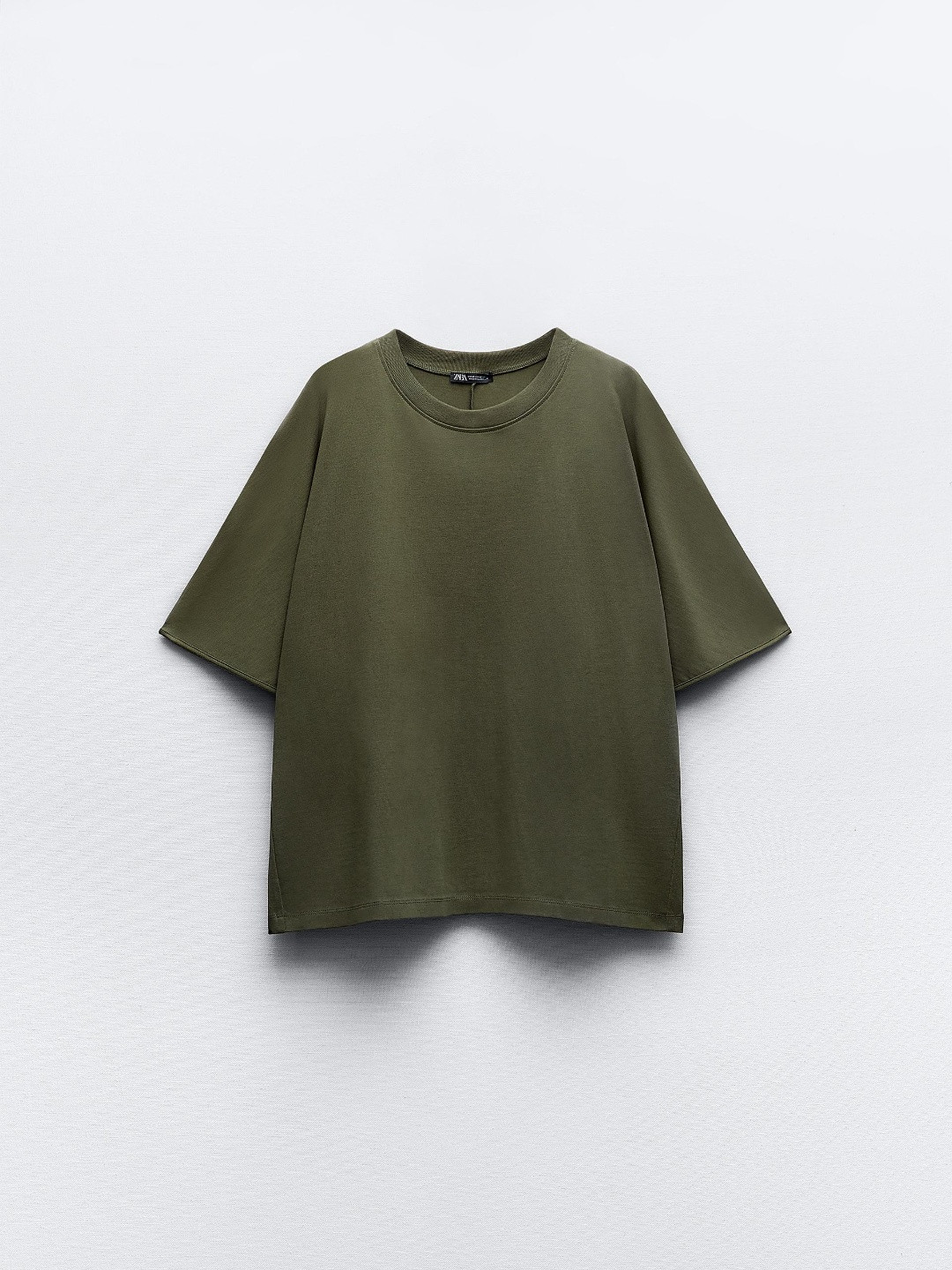 

ZARA Women Khaki Tshirts