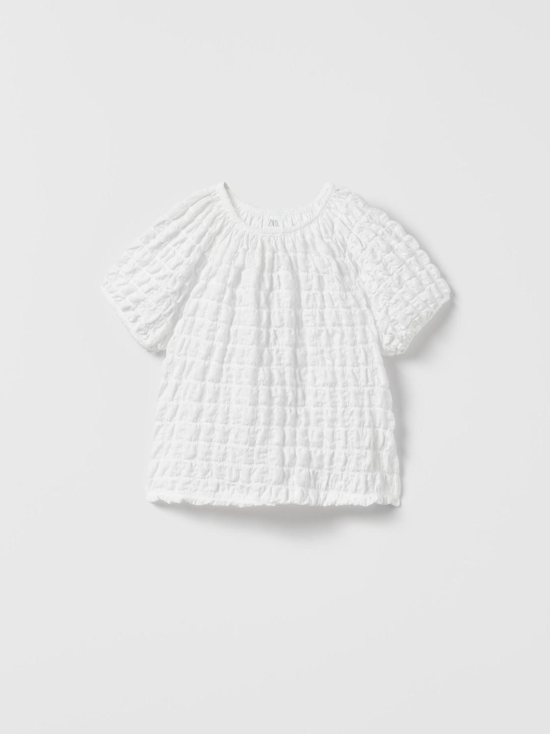 

ZARA Girls White Tshirts