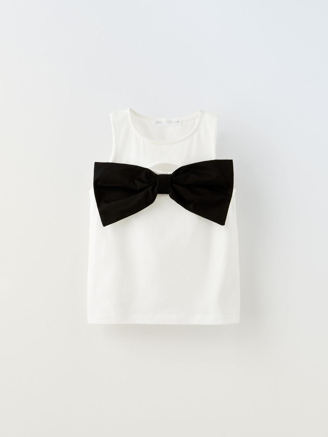 

ZARA Girls White Tshirts