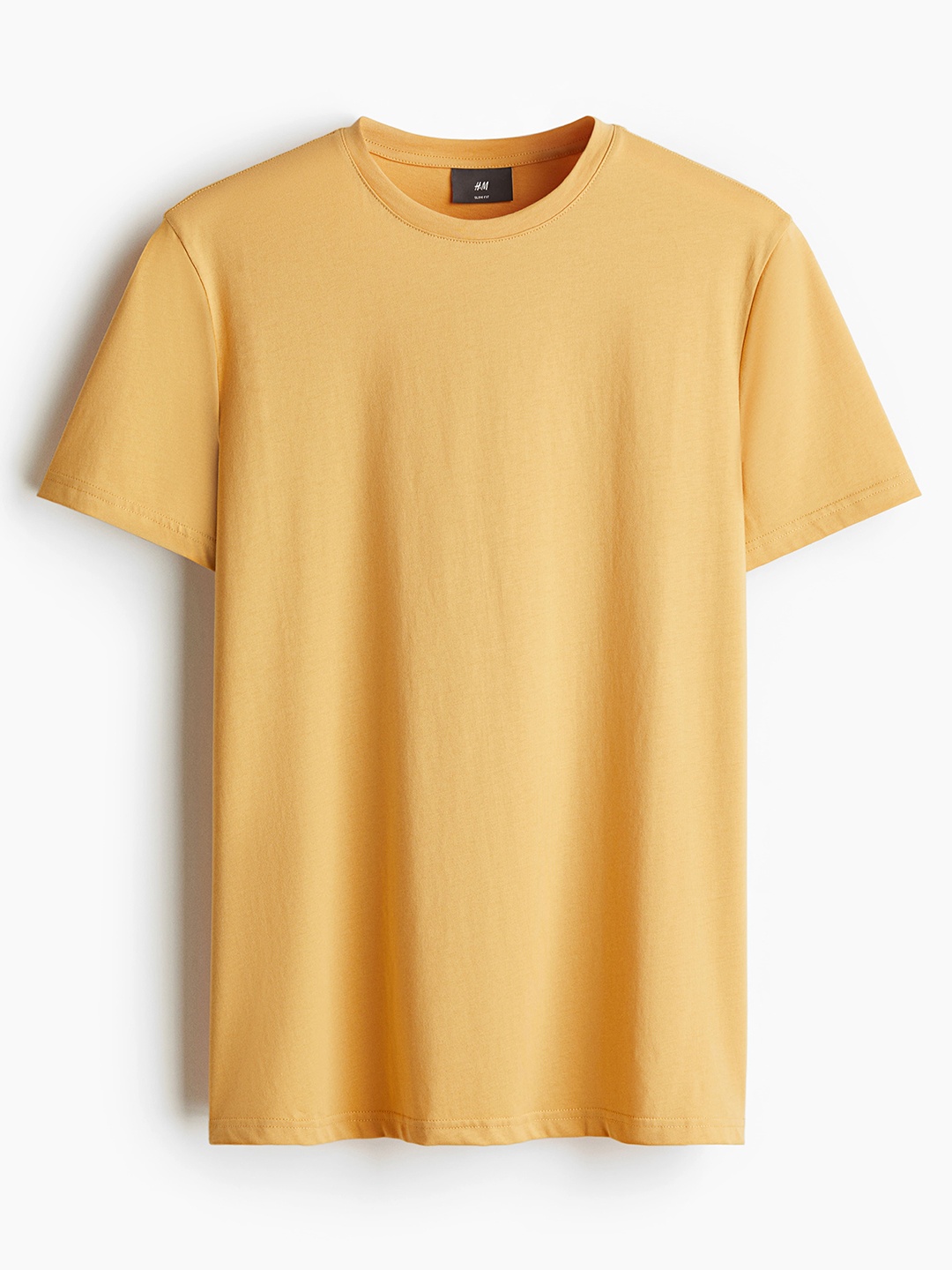 

H&M Men T-Shirts Tanks Long Sleeve, Yellow