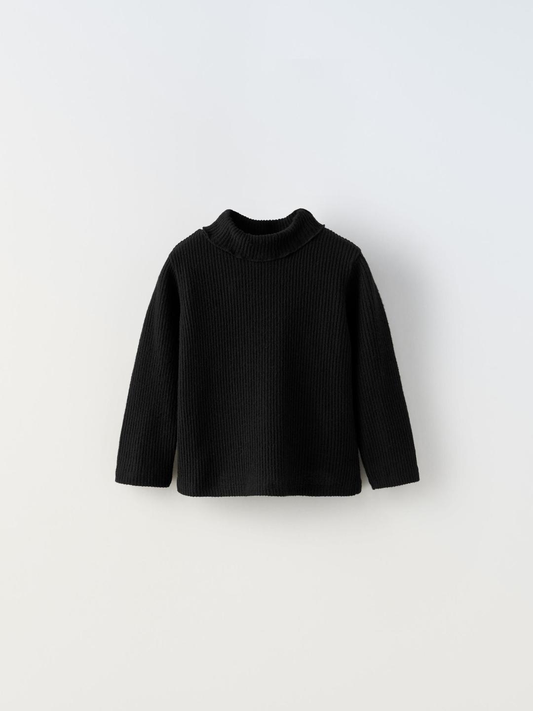 

ZARA Kids-Unisex Black Tshirts